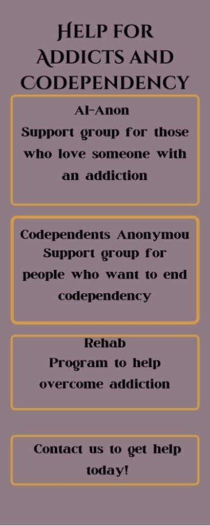 Help for addicts and codedependency